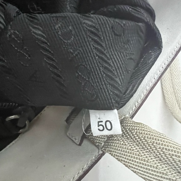 Large stone color Prada tote - Picture 6 of 8